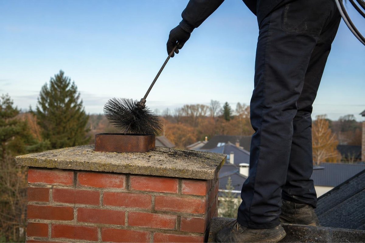 Crane Chimney Repair in Brookline